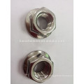 f594G stainless steel 304 flange head nut with serration, flange nut